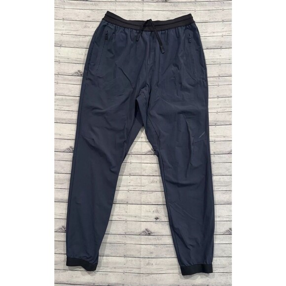 HILL CITY Mens Jogger Pant Sz Medium Blue Tech Athletic Performance Drawstring - Picture 3 of 16